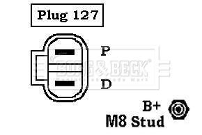 BORG & BECK Generaator BBA2987